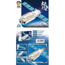 JIQILE 46003 Xếp hình lắp ráp ghép mô hình Các hành tinh không gian: Trạm vũ trụ du hành vũ trụ