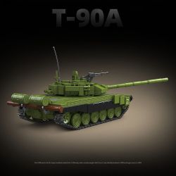 QUANGUAN 100313 Xếp hình lắp ráp ghép mô hình Xe tăng chiến đấu chủ lực T-90A