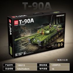 QUANGUAN 100313 Xếp hình lắp ráp ghép mô hình Xe tăng chiến đấu chủ lực T-90A