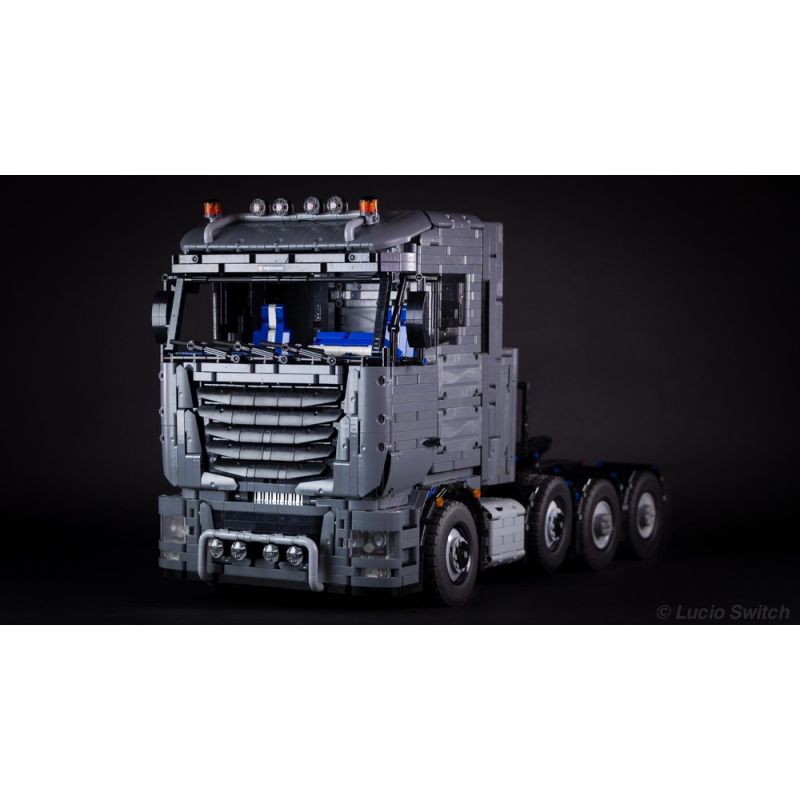 REBRICKABLE MOC-236938 236938 MOC236938 XE ĐẦU KÉO HẠNG NẶNG bộ đồ chơi xếp lắp ráp ghép mô hình Creator HEAVY DUTY TRACTOR TRUCK Sáng Tạo 6418 khối