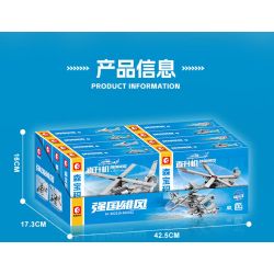 SEMBO 202219 SEMBO 202220 SEMBO 202221 SEMBO 202222 Xếp hình lắp ráp ghép mô hình Một cường quốc: Trực thăng hoạt động trên tàu sân bay Z-20J 4 tổ hợp: trực thăng vũ trang, trực thăng đa năng hạng nhẹ, máy bay ném bom chiến lược, máy bay chiến đấu siêu thanh