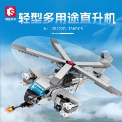 SEMBO 202219 SEMBO 202220 SEMBO 202221 SEMBO 202222 Xếp hình lắp ráp ghép mô hình Một cường quốc: Trực thăng hoạt động trên tàu sân bay Z-20J 4 tổ hợp: trực thăng vũ trang, trực thăng đa năng hạng nhẹ, máy bay ném bom chiến lược, máy bay chiến đấu siêu thanh