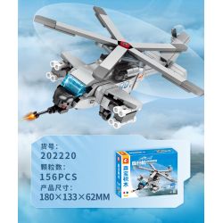 SEMBO 202219 SEMBO 202220 SEMBO 202221 SEMBO 202222 Xếp hình lắp ráp ghép mô hình Một cường quốc: Trực thăng hoạt động trên tàu sân bay Z-20J 4 tổ hợp: trực thăng vũ trang, trực thăng đa năng hạng nhẹ, máy bay ném bom chiến lược, máy bay chiến đấu siêu thanh