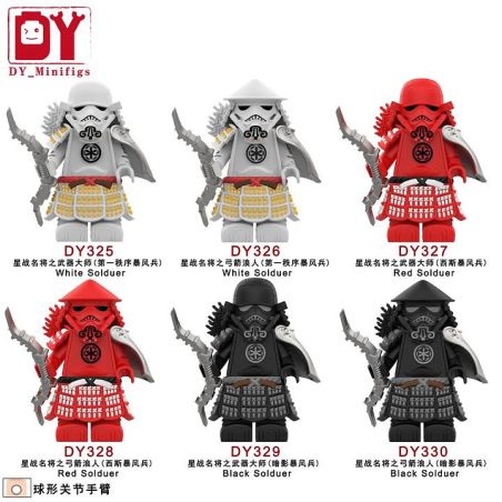DY_Minifigs DY325 DY_Minifigs DY326 DY_Minifigs DY327 DY_Minifigs DY328 DY_Minifigs DY329 DY_Minifigs DY330 Xếp hình lắp ráp ghép mô hình Nhân vật chung của Star Wars 6 loại