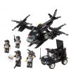 WOMA C0533 0533 Xếp hình kiểu  SWAT SPECIAL FORCE SWAT Helicopter Car Trực Thăng Phối Hợp ô Tô Lính đặc Nhiệm 594 khối