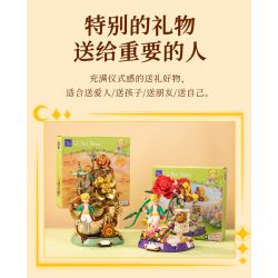 Pantasy 86336 Xếp hình lắp ráp ghép mô hình Hoàng tử bé: Khu vườn của các vì sao