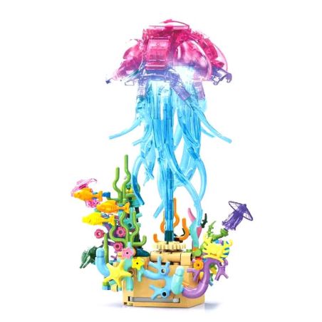 KAZI GBL BOZHI KY81140 Xếp hình lắp ráp ghép mô hình Âm thanh của hộp nhạc sâu lắng