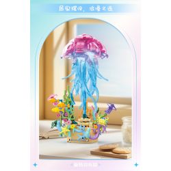 KAZI GBL BOZHI KY81140 Xếp hình lắp ráp ghép mô hình Âm thanh của hộp nhạc sâu lắng