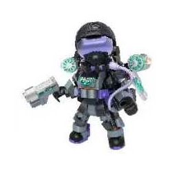 iBlock ib1111 Xếp hình lắp ráp ghép mô hình Anh hùng trong mơ thành phố: Phi công đội chiến đấu trên không