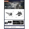 iBlock ib1209 Xếp hình lắp ráp ghép mô hình Máy bay chiến đấu J-15 1:64