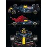 MouldKing 13207 RB20 Racing Car Xếp hình lắp ráp ghép mô hình Đua xe Red Bull Đua xe công thức RB20 Đua xe F1