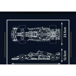MouldKing 13207 RB20 Racing Car Xếp hình lắp ráp ghép mô hình Đua xe Red Bull Đua xe công thức RB20 Đua xe F1
