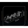 MouldKing 13208 MCL Racing Car Xếp hình lắp ráp ghép mô hình Đua xe McLaren Đua xe công thức MCL Đua xe F1