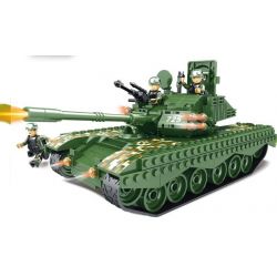WOMA C0725 0725 Xếp hình kiểu  MILITARY ARMY 99 Main Battle Tanks Xe Tăng Chủ Lực 587 khối