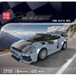 MouldKing 27115 Xếp hình lắp ráp ghép mô hình Xe thể thao Porsche 718 GT4 RS