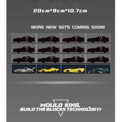 MouldKing 27116 Xếp hình lắp ráp ghép mô hình Xe thể thao Porsche 911 BTZ R5