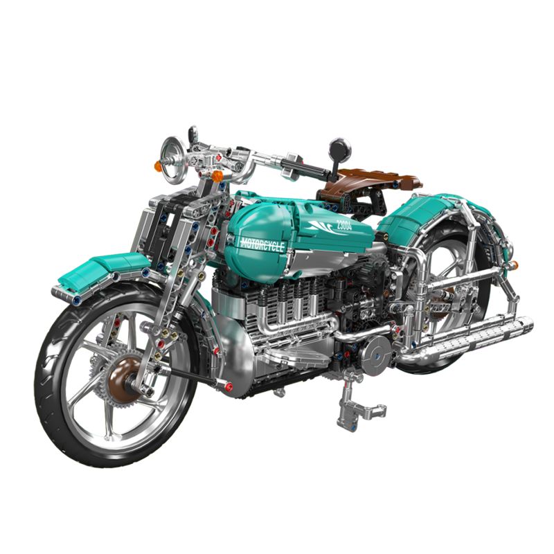MouldKing 23004 American Cruiser Motorcycle Xếp hình lắp ráp ghép mô hình xe máy du lịch Mỹ
