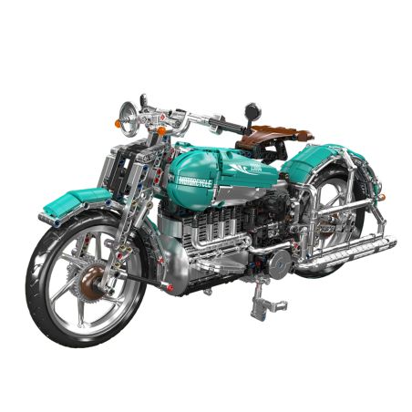 MouldKing 23004 American Cruiser Motorcycle Xếp hình lắp ráp ghép mô hình xe máy du lịch Mỹ