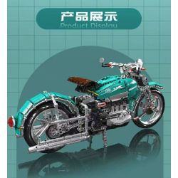 MouldKing 23004 American Cruiser Motorcycle Xếp hình lắp ráp ghép mô hình xe máy du lịch Mỹ