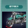 MouldKing 23004 American Cruiser Motorcycle Xếp hình lắp ráp ghép mô hình xe máy du lịch Mỹ