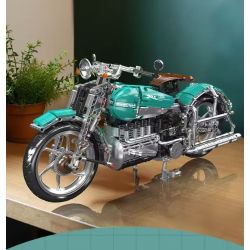 MouldKing 23004 American Cruiser Motorcycle Xếp hình lắp ráp ghép mô hình xe máy du lịch Mỹ