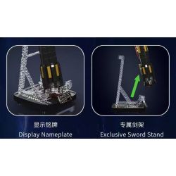 MouldKing 10239 Crossguard Lightsaber Xếp hình lắp ráp ghép mô hình thanh kiếm bảo vệ chéo