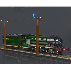 MouldKing 12044 Flying Scotsman Xếp hình lắp ráp ghép mô hình Tàu hơi nước cổ Flying Scots