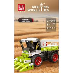 MouldKing 24091 Combine Harvester Xếp hình lắp ráp ghép mô hình máy gặt đập liên hợp