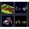 MouldKing 24093 Wheel Loader & Agriculturnl Trailer Xếp hình lắp ráp ghép mô hình Xe nâng & Xe moóc trang trại