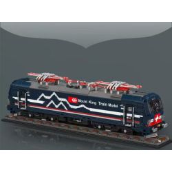 MouldKing 12045 Vectron European Electric Passenger Train Xếp hình lắp ráp ghép mô hình Đầu máy điện Siemens Vectron
