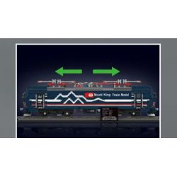 MouldKing 12045 Vectron European Electric Passenger Train Xếp hình lắp ráp ghép mô hình Đầu máy điện Siemens Vectron