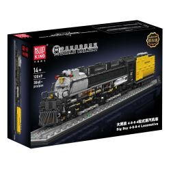 MouldKing 12049 Big Boy 4-8-8-4 Locomotive Xếp hình lắp ráp ghép mô hình Đầu máy hơi nước bánh lốp Big Boy 4-8-8-4