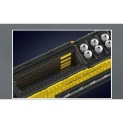 MouldKing 12049 Big Boy 4-8-8-4 Locomotive Xếp hình lắp ráp ghép mô hình Đầu máy hơi nước bánh lốp Big Boy 4-8-8-4