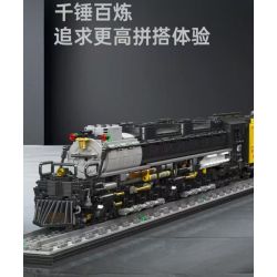 MouldKing 12049 Big Boy 4-8-8-4 Locomotive Xếp hình lắp ráp ghép mô hình Đầu máy hơi nước bánh lốp Big Boy 4-8-8-4
