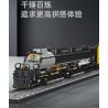 MouldKing 12049 Big Boy 4-8-8-4 Locomotive Xếp hình lắp ráp ghép mô hình Đầu máy hơi nước bánh lốp Big Boy 4-8-8-4