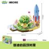 AREA-X AB0088 Xếp hình lắp ráp ghép mô hình SpongeBob SquarePants: Ngôi nhà trên cây có mái vòm của Sandy