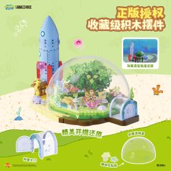 AREA-X AB0088 Xếp hình lắp ráp ghép mô hình SpongeBob SquarePants: Ngôi nhà trên cây có mái vòm của Sandy