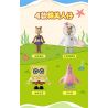 AREA-X AB0088 Xếp hình lắp ráp ghép mô hình SpongeBob SquarePants: Ngôi nhà trên cây có mái vòm của Sandy