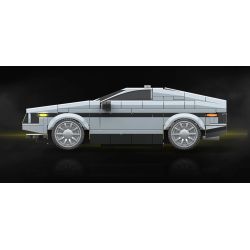 QUANGUAN 100298 Xếp hình lắp ráp ghép mô hình Trở Về Tương Lai: Xe DMC 12