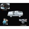 QUANGUAN 100298 Xếp hình lắp ráp ghép mô hình Trở Về Tương Lai: Xe DMC 12