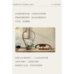 CaDA DoubleE C59023 Xếp hình lắp ráp ghép mô hình Nghệ thuật cắm hoa theo chủ nghĩa Livtist Trung Hoa: Tìm kiếm mùa xuân