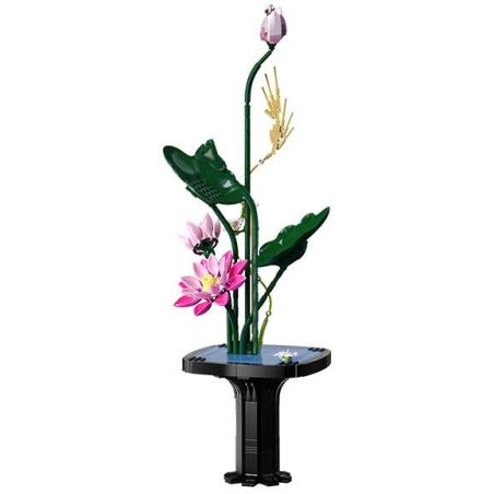 CaDA DoubleE C59024 Xếp hình lắp ráp ghép mô hình Nghệ thuật cắm hoa theo chủ nghĩa Livtist Trung Quốc: Zhixia