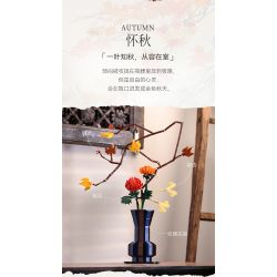 CaDA DoubleE C59026 Xếp hình lắp ráp ghép mô hình Nghệ thuật cắm hoa theo chủ nghĩa Livtist Trung Quốc: Yidong