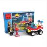 Enlighten 901 Qman 901 non  XE BẢO DƯỠNG TRỤ CỨU HỎA bộ đồ chơi xếp lắp ráp ghép mô hình City FIRE RESCUE MAINTENANCE VEHICLE Thành Phố 62 khối