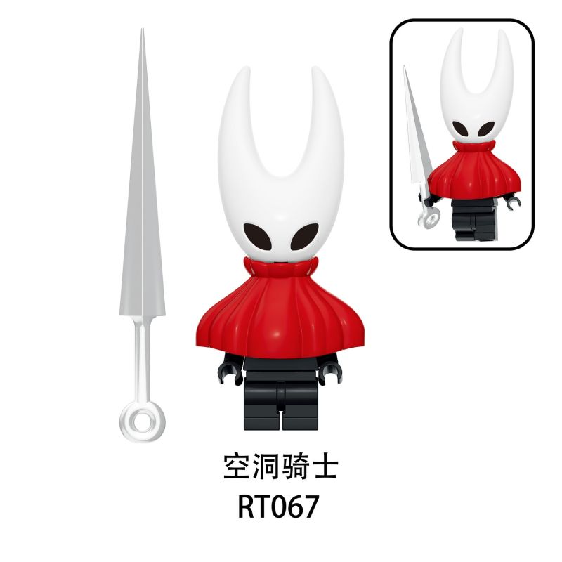unknown RT067 Hollow Knight Xếp hình lắp ráp ghép mô hình hiệp sĩ rỗng