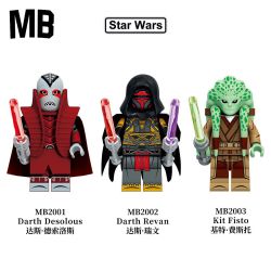 MB MB2001 MB MB2002 MB MB2003 STAR WARS Xếp hình lắp ráp ghép mô hình Nhân vật nhỏ trong Star Wars 3 loại