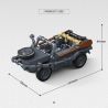 ThirdParty 300021 Typ 166 Schwimmwagen Xếp hình lắp ráp ghép mô hình Xe lội nước Type 166 của Đức 1:35