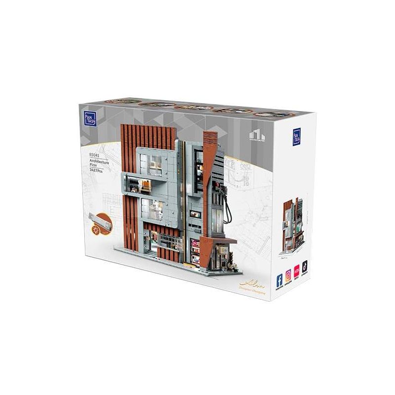 Pantasy 85041 Architecture Firm Xếp hình lắp ráp ghép mô hình Văn phòng thiết kế kiến ​​trúc