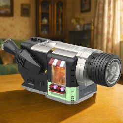 ZHEGAO 662505 Xếp hình lắp ráp ghép mô hình Máy nghe nhạc DV cổ điển