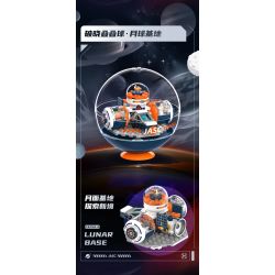 JAKI CK254 Xếp hình lắp ráp ghép mô hình Bóng Jenga hàng không vũ trụ 6 loại